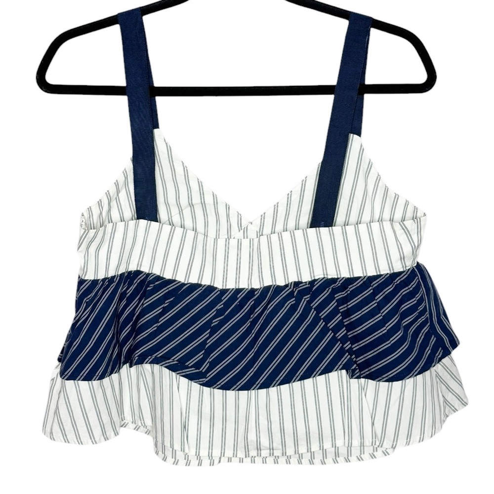 NWT | Joie | Marjie Stripe Peplum Tank Top | Size M - Picture 3 of 7
